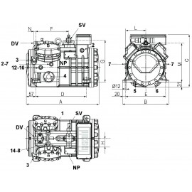 Compressore semiermetico Frascold Q 5 28Y