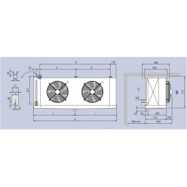 Aeroevaporatore CTE 501E4 ED