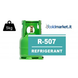 R507 bombola gas refrigerante 5kg