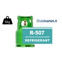 R507 bombola gas refrigerante 5kg
