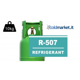 R507 bombola gas refrigerante 10kg