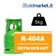 R404A bombola gas refrigerante 5kg