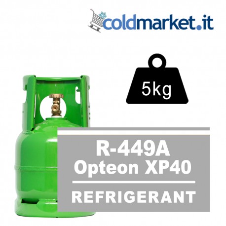 R449A Opteon XP40 bombola gas refrigerante 5kg