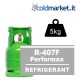 R407F Performax LT bombola gas refrigerante 5kg