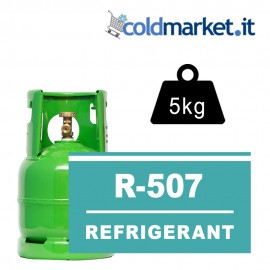 R507 bombola gas refrigerante 5kg