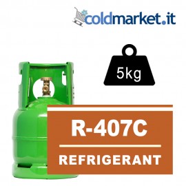 R407C bombola gas refrigerante 5kg