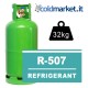 R507 bombola gas refrigerante 32kg