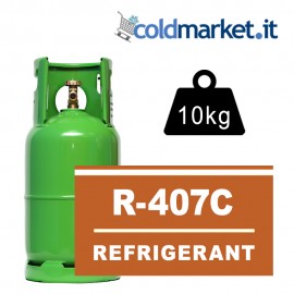 R407C bombola gas refrigerante 10 kg