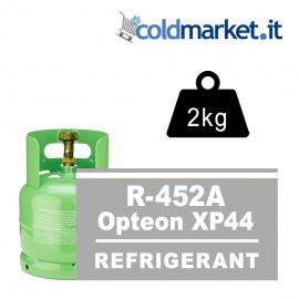 R452A Opteon XP44 bombola gas refrigerante 2kg