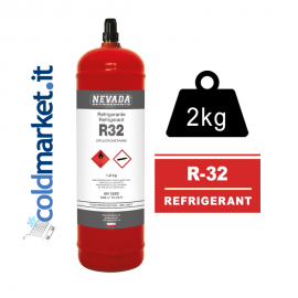 R32 bombola gas refrigerante 2 kg