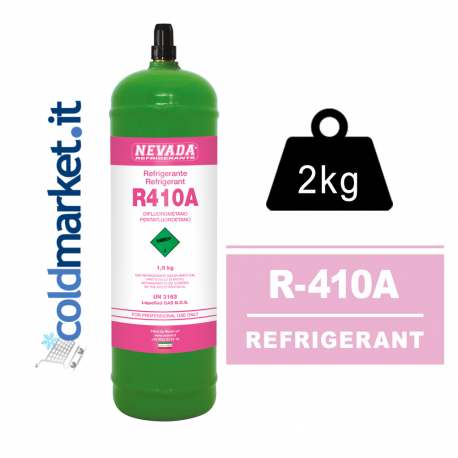 R410A bombola gas refrigerante 2kg