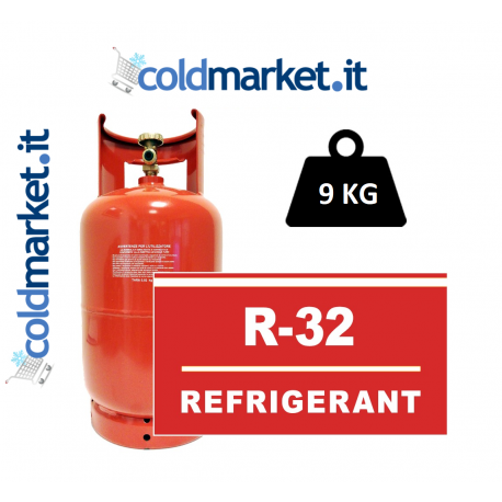 R32 bombola gas refrigerante 9kg