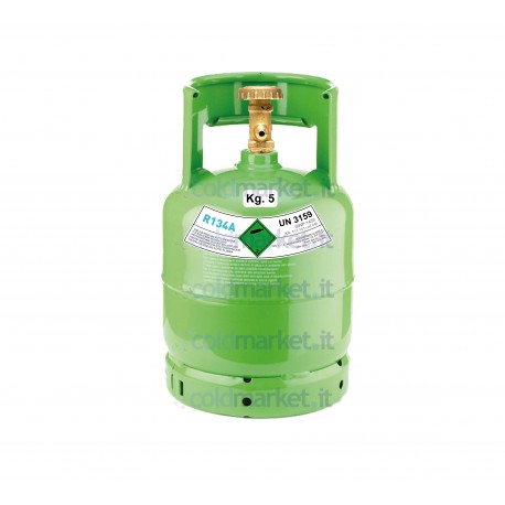 R134A bombola gas refrigerante 5kg