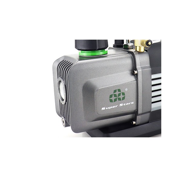 Pompa del Vuoto ST-4BM 127 L/min Doppio Stadio Brushless con Valvola Solenoide e Vacuometro