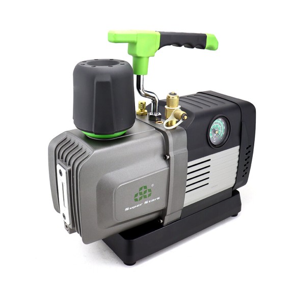 Pompa del Vuoto ST-10BM 297 L/min Doppio Stadio Brushless con Valvola Solenoide e Vacuometro