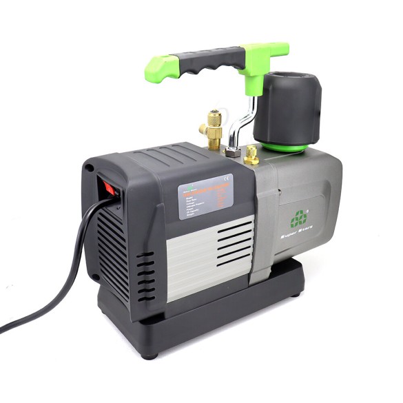 Pompa del Vuoto ST-10BM 297 L/min Doppio Stadio Brushless con Valvola Solenoide e Vacuometro