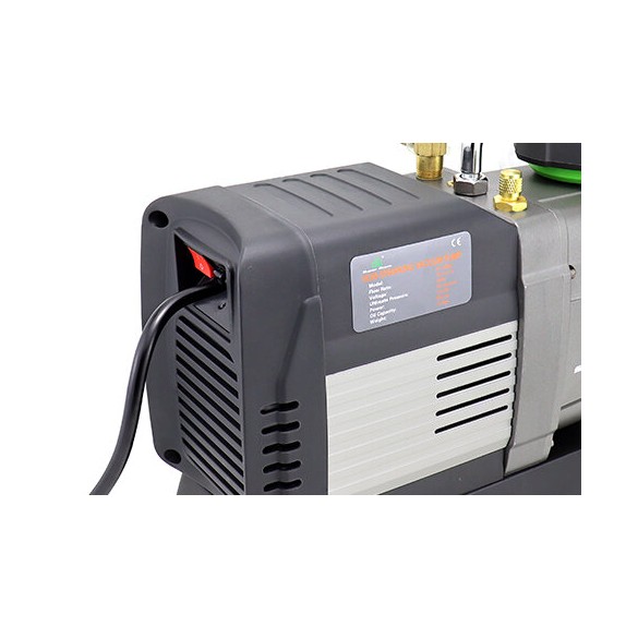 Pompa del Vuoto ST-12BM 340 L/min Doppio Stadio Brushless con Valvola Solenoide e Vacuometro