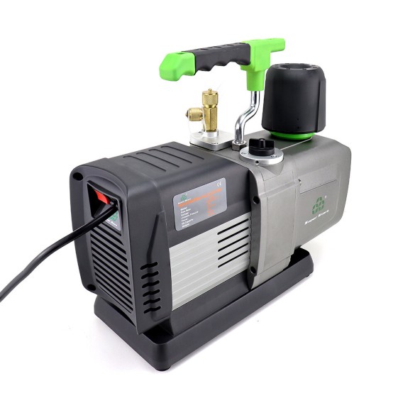 Pompa del Vuoto ST-15BM 425 L/min Doppio Stadio Brushless con Valvola Solenoide e Vacuometro