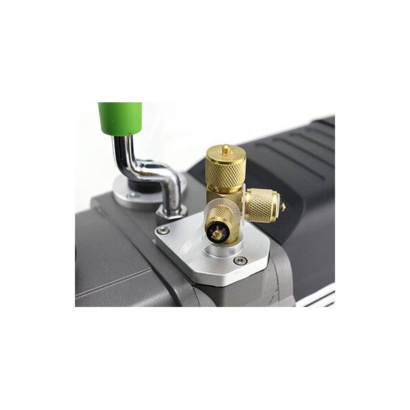 Pompa del Vuoto ST-15BM 425 L/min Doppio Stadio Brushless con Valvola Solenoide e Vacuometro