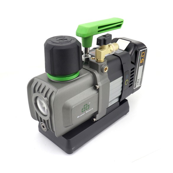 Pompa del Vuoto ST-2BMC 70 L/min Doppio Stadio Brushless a Batteria con Valvola Solenoide e Vacuometro