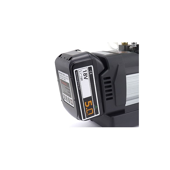 Pompa del Vuoto ST-2BMC 70 L/min Doppio Stadio Brushless a Batteria con Valvola Solenoide e Vacuometro