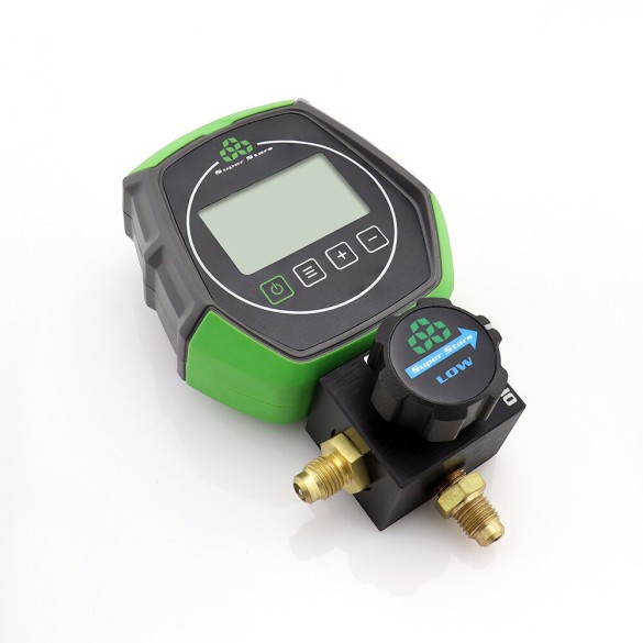 Manifold Gauge Digitale ST-B168DL (Bassa pressione) per HVAC e Refrigerazione con Display LCD