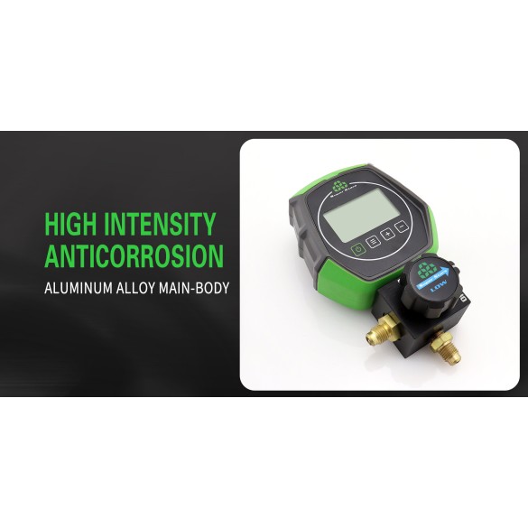 Manifold Gauge Digitale ST-B168DL (Bassa pressione) per HVAC e Refrigerazione con Display LCD