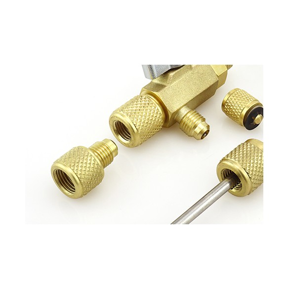 Rimuovi Valvola ST-VA1 in Ottone per Refrigerazione e HVAC