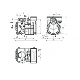 Compressore semiermetico Frascold A 05 4Y