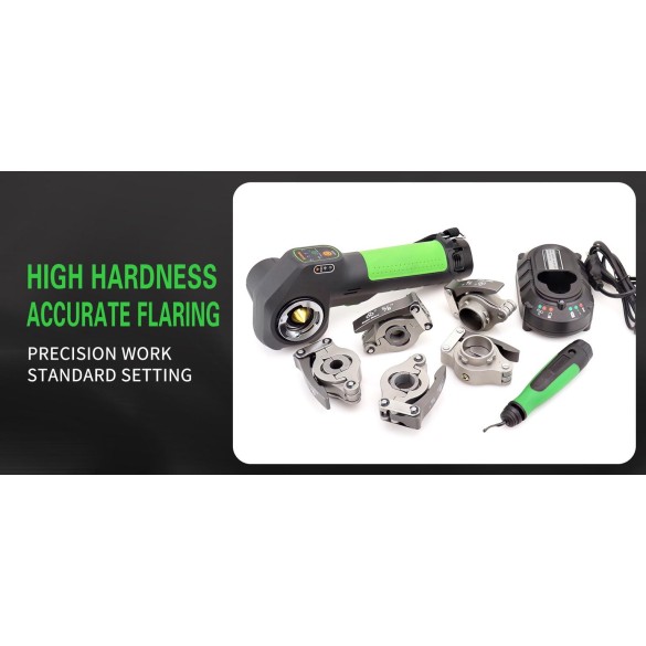 Kit completo flangiatubi elettrico ST-E800A con ganasce e accessori