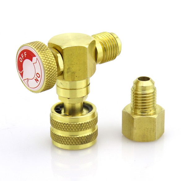 Rubinetto Premivalvola Rapido ST-VB2 F-5/16″ x M-1/4″ per impianti HVAC/R