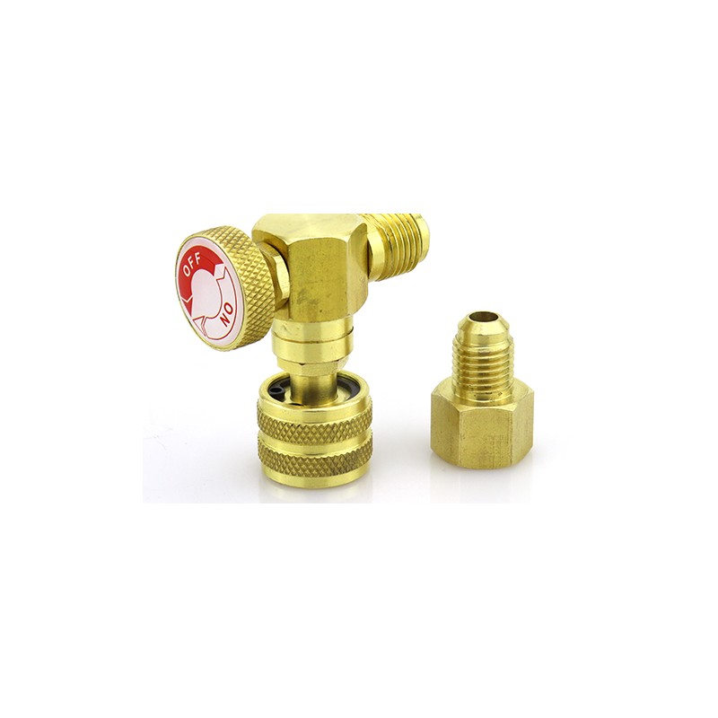 Rubinetto Premivalvola Rapido ST-VB2 F-5/16″ x M-1/4″ per impianti HVAC/R