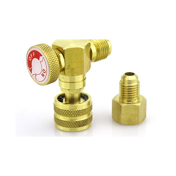 Rubinetto premivalvola rapido ST-VB3 F-5/16″ × M-5/16″ per sistemi HVAC/R