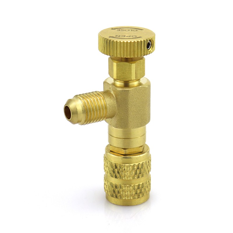 Rubinetto premivalvola ST-VC4 F-5/16″ × M-5/16″ per applicazioni HVAC/R