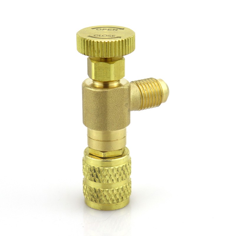 Rubinetto premivalvola ST-VC4 F-5/16″ × M-5/16″ per sistemi HVAC/R