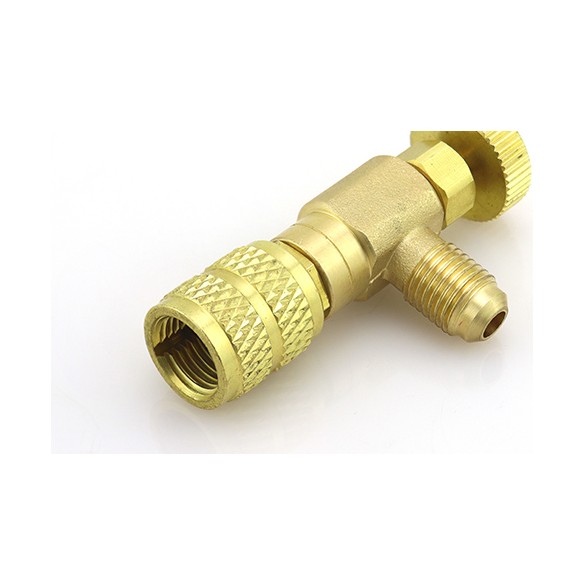 Rubinetto Premivalvola ST-VC4 F-5/16″ × M-5/16″ per impianti HVAC/R