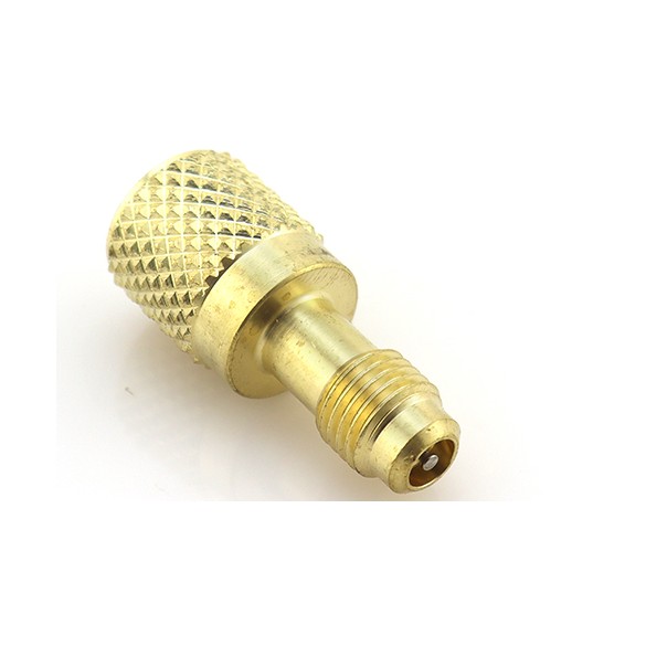 Adattatore girevole AD-89 F-5/16″ SAE × M-1/4″ SAE con core per HVAC/R