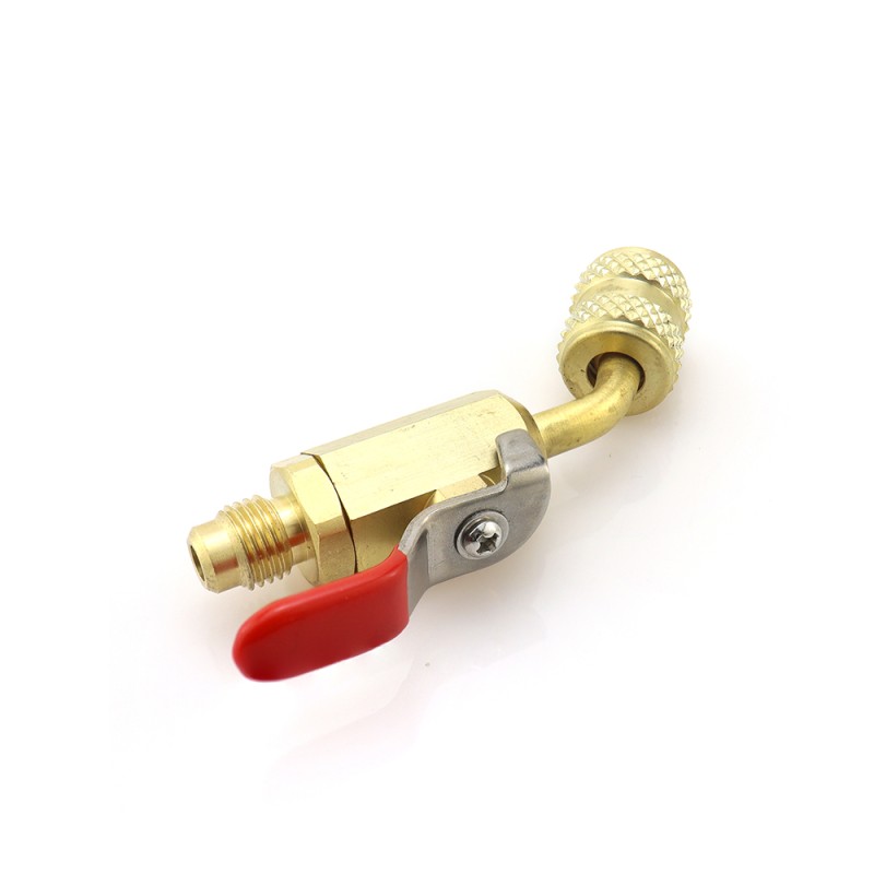 Valvola Rubinetto BV454 F-5/16″ SAE 45° × 5/16″ SAE per impianti HVAC/R