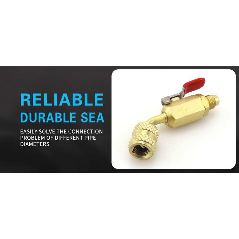 Valvola rubinetto BV454 F-5/16″ SAE 45° per HVAC/R, marca [product_brand].