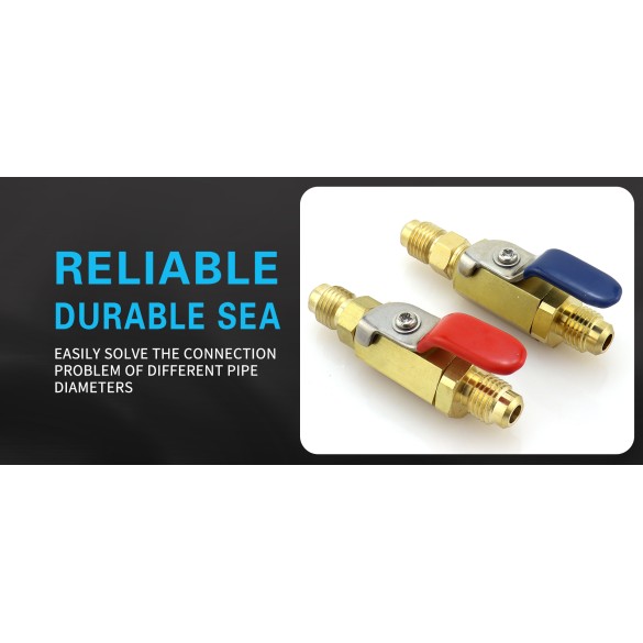 Valvola Rubinetto BVM03 M-1/4″ SAE × M-5/16″ SAE per impianti HVAC/R