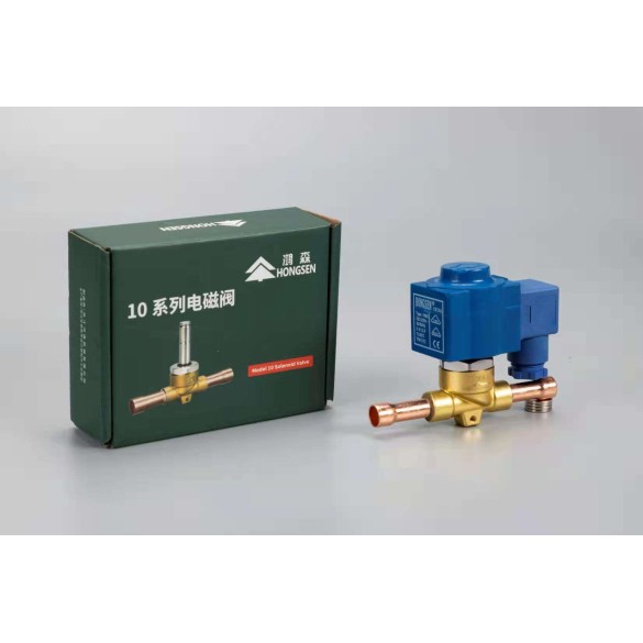 Valvola Solenoide Hongsen 1028-2 1/4 ODF Ø6 mm a Saldare Normalmente Chiusa (NC) – Serie 10