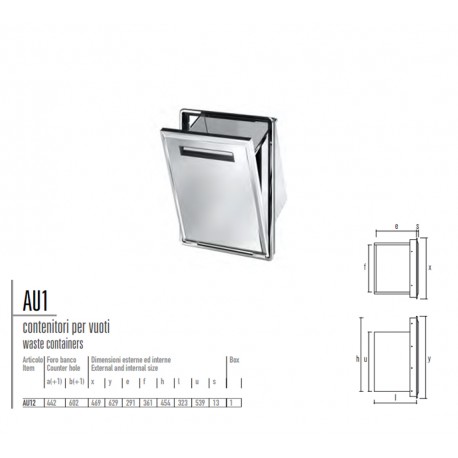 Contenitore per vuoti AU2 / AU12