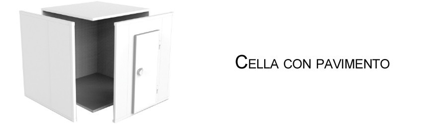 celle frigorifere - spessore 10 CM - con pavimento
